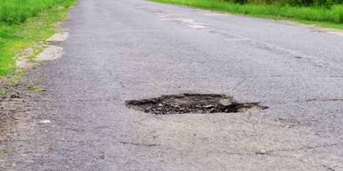 Watch out for holes in the road!